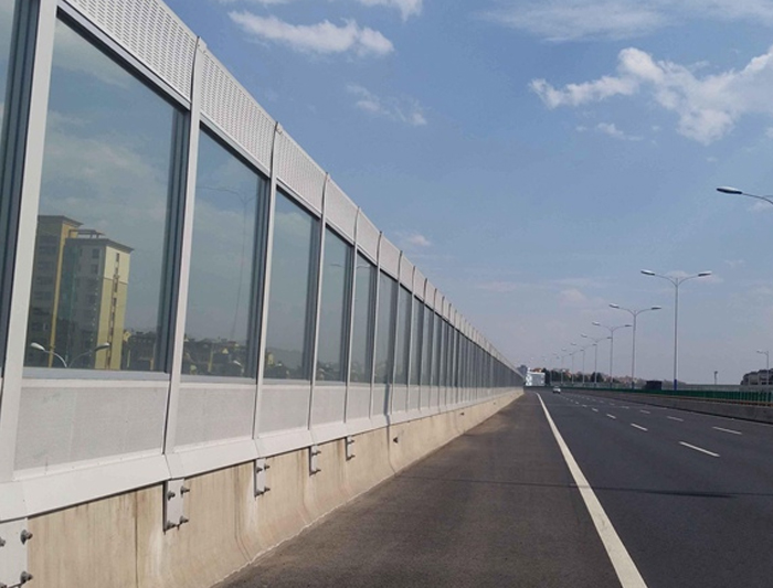 鋼化玻璃透明聲屏障